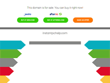 Tablet Screenshot of instantpchelp.com